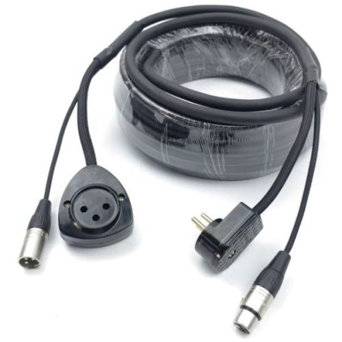 כבל סאונד משולב חשמל 15 מטר ABC Cables