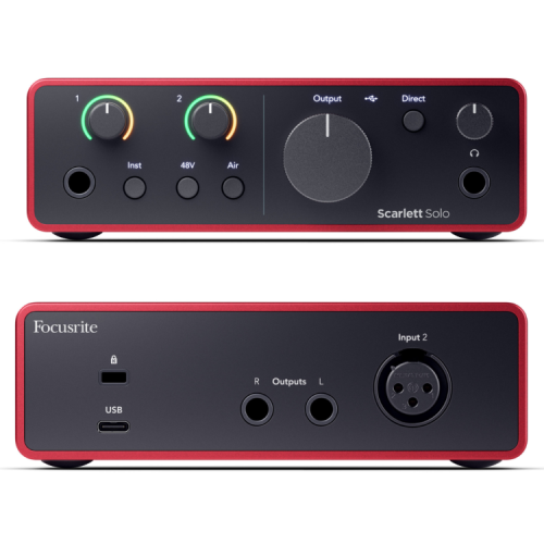 כרטיס קול Focusrite Scarlett Solo G4