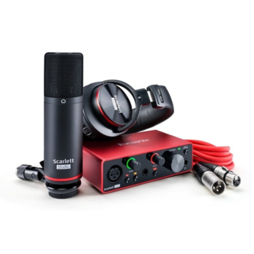 חבילת אולפן Focusrite Scarlett Solo Studio G4