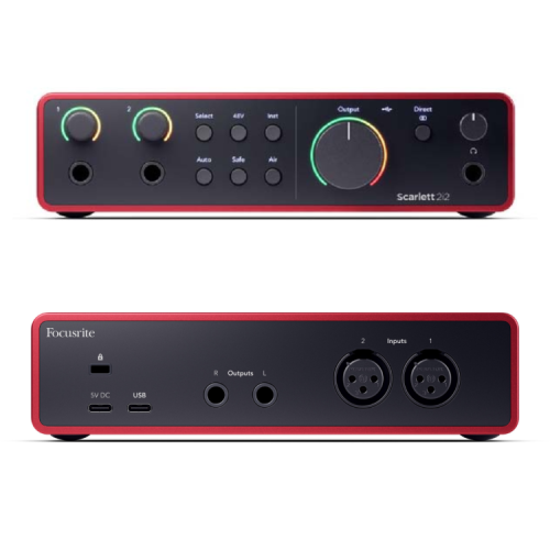 כרטיס קול Focusrite Scarlett 2i2 G4