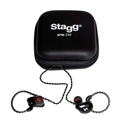 אוזניות In-Ear מוניטור Stagg SPM-235 BK